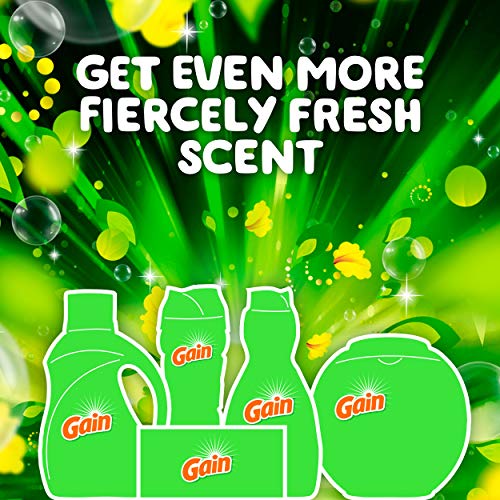 Gain Scent Blast Liquid Laundry Detergent, Fiercely Fresh, 75 Fl Oz
