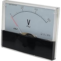 Heyiarbeit 6L2 AC Analog Panel Volt Meter - 0-600V Voltage Gauge, Pointer Dial, 1.5 Accuracy Class, For Electrical Panels & Devices - View #6