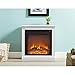 Ameriwood Home Bruxton Electric Fireplace, White