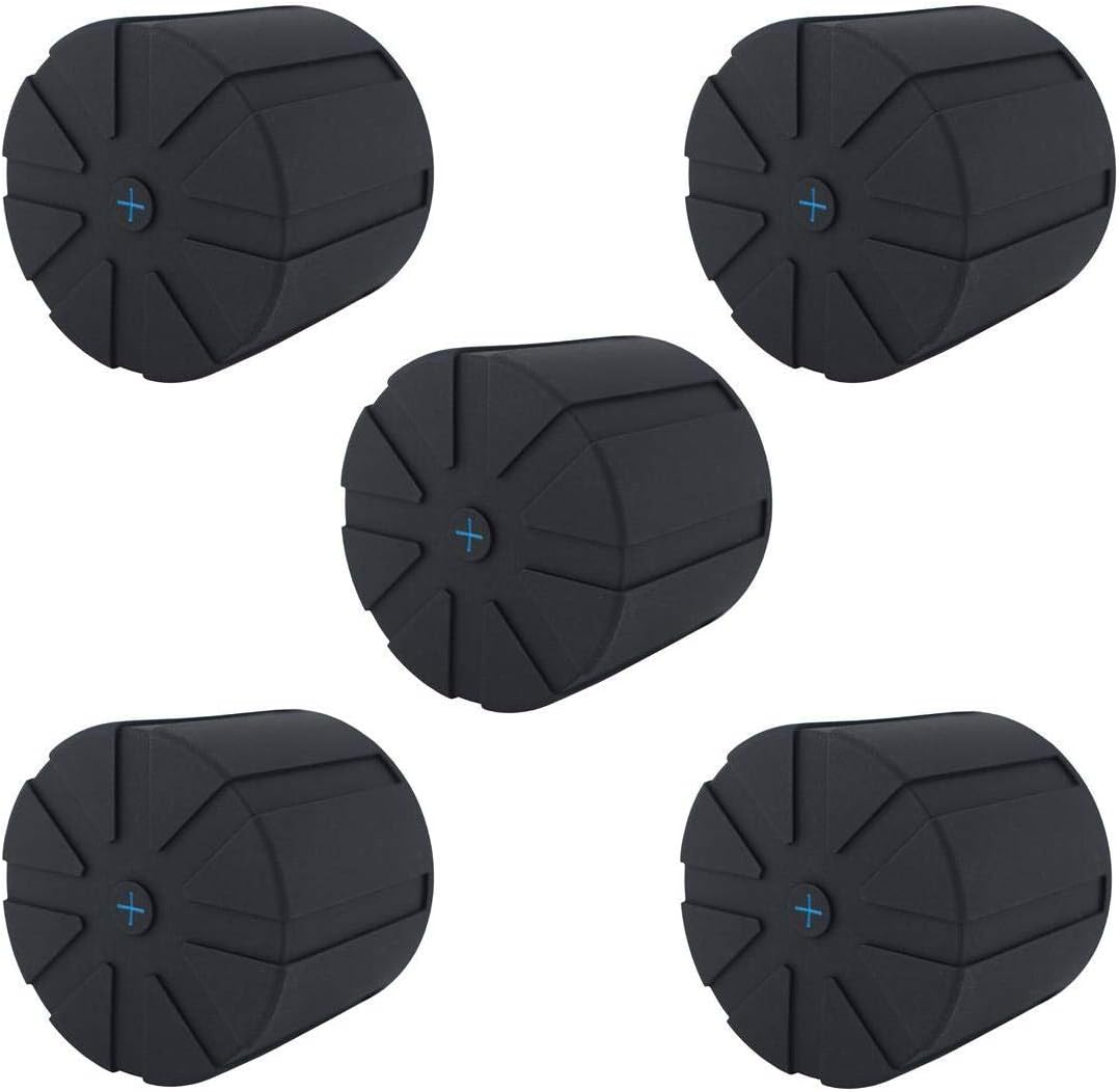 Kuvrd 5 Pack Rubber Universal Lens Cap for 60mm-120mm Lenses