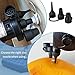 Tuomico Electric Air Pump, Portable Quick-Fill AC Inflator Deflator Pump for Air Mattress Inflatables Pool Floats Water Toy Raft Bed Boat Pool Toy with 3 Nozzles 110-120 Volt