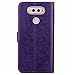 LG V20 Case,LG V20 Wallet Cases,Fashion Handmade 3D Bling Diamond PU Leather Stand Flip Case Cover With Card Holder Folio Wallet Case for LG V20 (Purple)