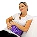 Nature Creation Microwavable Herbal Heating Pad for Abdomen and Back - - Purple Flowers 1 Pack