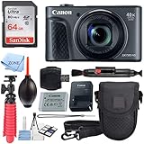 Canon PowerShot SX730 HS Digital Camera (Black) + 64GB Memory Card + Point &amp; Shoot Case + Flexible Tripod + USB Card Reader + Lens Cleaning Pen + Cleaning Kit + Accessory Bundle