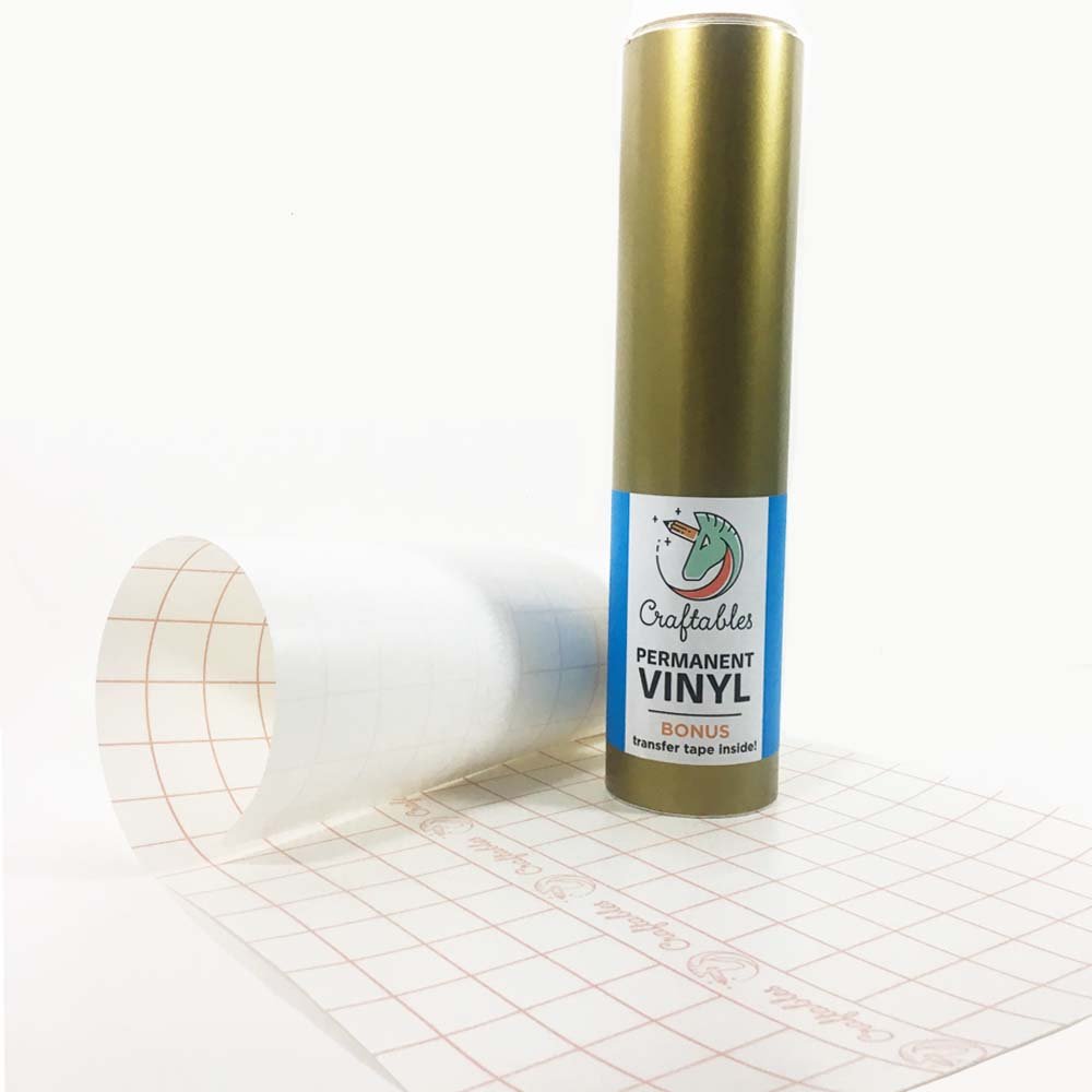 Craftables Tiffany Blue Vinyl Roll - Permanent, Adhesive, Glossy &amp; Waterproof | 12" X 10' | W ...