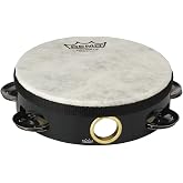 Remo TA5106-70-U 6 in. Fiberskyn Tambourine Head Drum - Quadura Black