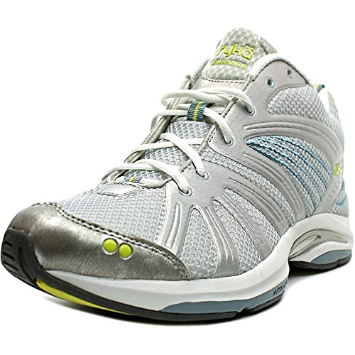 RYKA Women's Enhance Aerobics Shoe,Grey/White/Light Blue,11 M US