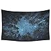 InterestPrint Beautiful Night Sky Wall Art Home Decor, The Milky Way and The Trees Tapestry Wall Hanging Art Sets 60 X 40 Inches