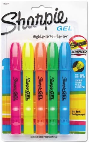 SAN1803277 (6 Pack Value Bundle) Gel Highlighter, Assorted Colors