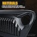 Xprite Matte Black Front Grille, Gladiator Vader Grid Grill Overlay Cover For 1997-2006 Jeep Wrangler TJ LJ