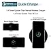 Bonako Qi Wireless Charger Android Apples Phone QC 3.0 Quick Charge Pad Modern Fast Speed Charging For iPhone 8 / 8 Plus iPhone X Sumsang Galaxy Note5 Note Edge S6 Edge S7 Edge and More