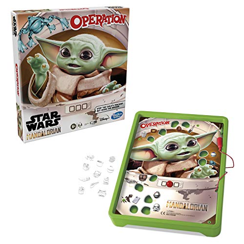 Hasbro Operation Game: Star Wars The Mandalorian Edition Board Game for Kids Ages 6 and Up, The Child who fans call…