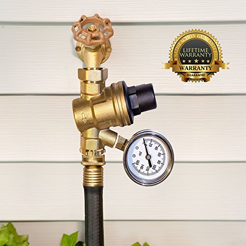 Kanbrook Adjustable RV Water Pressure Regulator with Two Inlet Screen Filters 1 Year Warranty