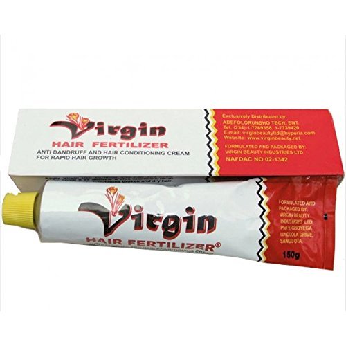 Virgin Hair Fertilizer Anti Dandruff And Hair Conditioning Cream For Rapid Hair Growth 150g by Virgin