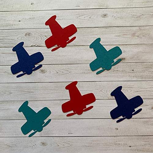 2in Air Plane Confetti, Plane Decorations, Travel Party