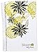 bloom daily planners 2017 Calendar Year Hard Cover Vision Planner - Monthly and Weekly Column Calendar View Planner - (January 2017 - December 2017) Peacock Feathers - 7.5