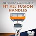 Gillette Fusion Power Men's Razor Blade Refills, 12 Count