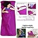 Travel Sleeping Bag Liner, Outdoor Camping Sheet with Inflatable Pillow & Pump, Lightweight Soft Sleep Sack Liner for Hotel Hiking Trains Planes Tripthumb 4
