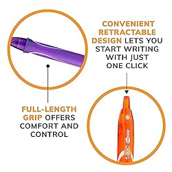 BIC Gel-ocity Quick Dry Assorted Colors Gel Pens