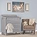Dream On Me Marcus Changing Table And Dresser In Grey, Features Three Spacious Drawers, Non-Toxic Finishes, Comes With 1
