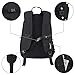 Homfu Diaper Bag Backpack Mommy Hospital Baby Bags For Boys Girl Travel Backpacks Mom Grey Dad Diaper Bag Tote Baby Registery (Black-Foldable)