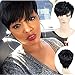 ATOZWIG Short Wigs for Black Women Female Cut Wig Heat Resistant Synthetic Wigs for Black Women