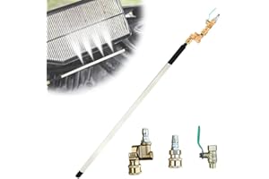 RAINPOT 2025 Upgraded Cleaning Wand, 24'' Portable Radiator Cleaning Tool,High Pressure Radiator Flush and Cleaner Tool with 2 Quick Coupler, Fit for Cars Truck, RV (2)