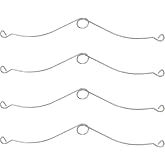 4 Pack S99140208 Grille Springs Clips Compatible with Broan Nutone | for Vent Fans and Bathroom Fans, Fit for QT130LE-B QT130E-B QT140E-B QTXE150 Etc