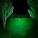 Ulako Green Light 350 Yards Spotlight Floodlight Zoomable Tactical Flashlight Torch for Hog Pig Coyote Varmint Predator Hunting Shooting