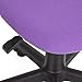 Homycasa Yanyan Teens Chair Mesh Mid-Back Height Adjustable Computer Kids Task Desk Office Chairs (Purple)