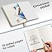 Undated Daily Planner and Journal (Faux Leather) Weekly and Monthly Organizer | Home, Travel or Student Calendar | Organize Appointments, Dates, Holidays and Events | Hard Cover | Dark Blue