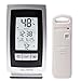 AcuRite Digital Indoor/Outdoor Thermometer with Intelli-Time Clock (Silver/Gray)