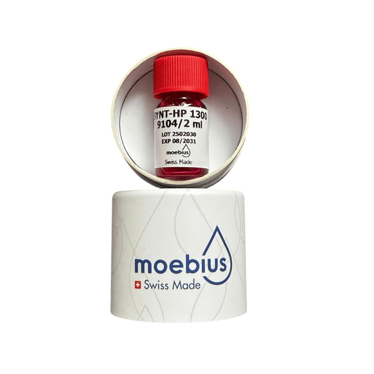 Moebius 9104 SC 1300 Synthetic HP Oil Mechanical Watches 2ml red Color