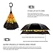 MRTLLOA 40/49/56 Inch Oversize Windproof Inverted Reverse Upside Down Umbrella, Golf Size Rain Umbrella, Double Layer, C-Shaped Handle for Men, Women and Kids (Sunflower, 49 Inch)