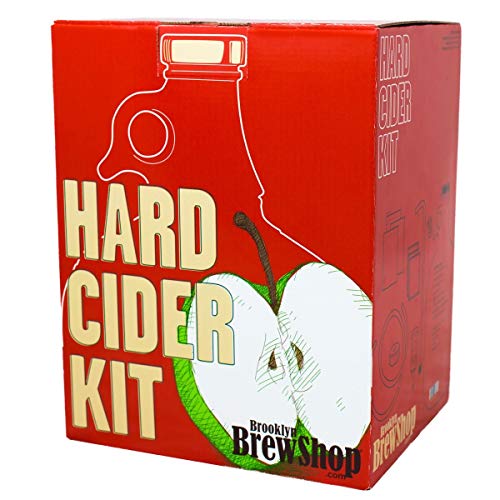 Brooklyn Brew Shop Hard Cider Making Kit: Starter Set with Reusable Glass Fermenter, Equipment, Ingredients - Perfect for Making Craft Hard Cider at Home (Renewed)