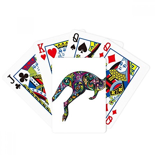DIYthinker Australia Kangaroo Colored Drawing Illustration Poker Playing Cards Tabletop Game Gift