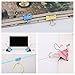AshopZ 120 Piece Multi-Colored Assorted Metal Binder Clips for Document Organization