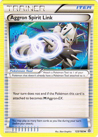 Pokemon - Aggron Spirit Link (123/160) - XY Primal Clash