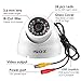 ZOSI 2.0MP 1080P HD 1920TVL Hybrid 4-in-1 TVI/CVI/AHD/960H CVBS Home Security CCTV Camera 24PCS IR-LEDs,80FT Night Vision Indoor Outdoor for 960H,720P,1080P,5MP,4K Analog Surveillance DVR (White)