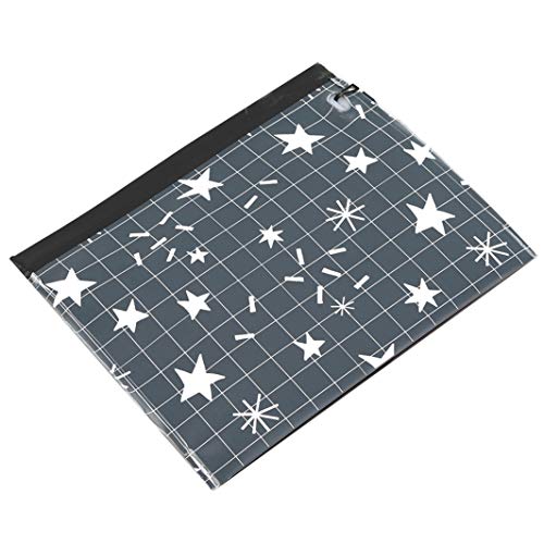 YouCY Stars Leaves Clean Wipes Carrying Bag Cosmetic Pouch Reusable Wipes Container Dispenser Travel Wet Wipe Case for Women Girl,Stars - Thumbnail 5
