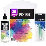 Alcohol Ink Paper Blending Solution and Alcohol