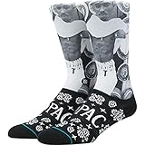 Stance Men's 2 Pac Bandan Socks,Large,Black