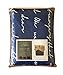 NTBAY 3 Pieces Microfiber Duvet Cover Set, Ultra Soft Zipper Closure Pattern Bedding Set, King Size, Blue Love Letter