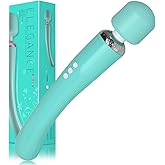 Metooka Therapeutic Cordless Massager - Powerful Massage Tool Handheld 8 Speeds 20 Patterns - Rechargeable Hand Massagers for Sore Muscles - Hand Held Massage Tool for Neck & Back