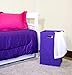 Folding Laundry Basket, Solid Purple with Handles – High-Strength Polymer Construction – Folds for Easy Storage and Transportation