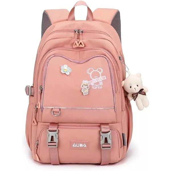 Mochila Escolar JLD Impermeável - 45x32x22cm Com Compartimento Para Notebook