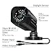 1000TVL 960H CCTV Security Camera, Conan Outdoor Surveillance Bullet Camera with 65ft IR Distance and 3.6mm Wide Angle Lens - Black