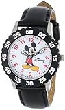 Disney Kids' W000231 Mickey Mouse Stainless Steel Time Teacher Watch with Moving Hands