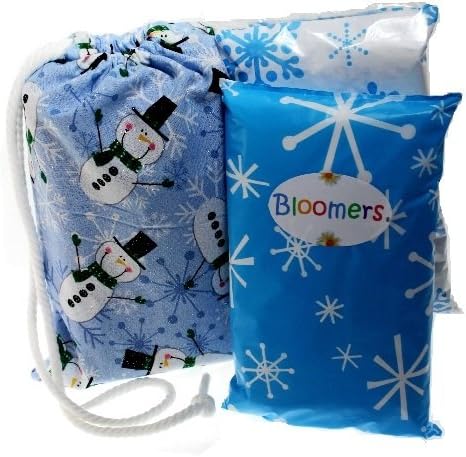 Bloomers Disposable Single Use Diaper / Pullup, Change Kits for Life On The Go! Bright Crazy Dots (Youth 55 to 90 pounds)