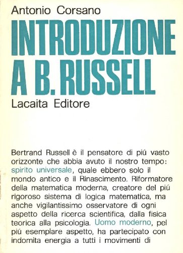 Introduzione a Bertrand Russel